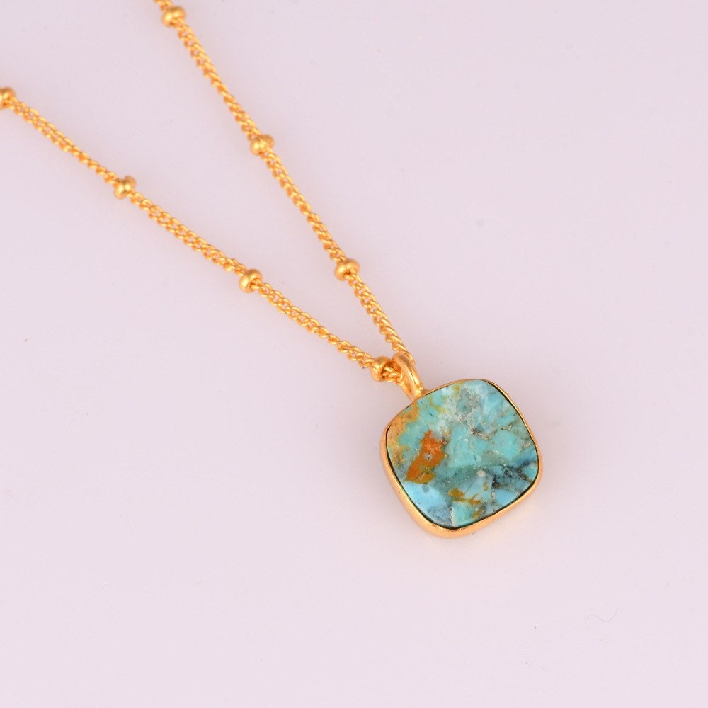 Turquoise pendant store necklaces